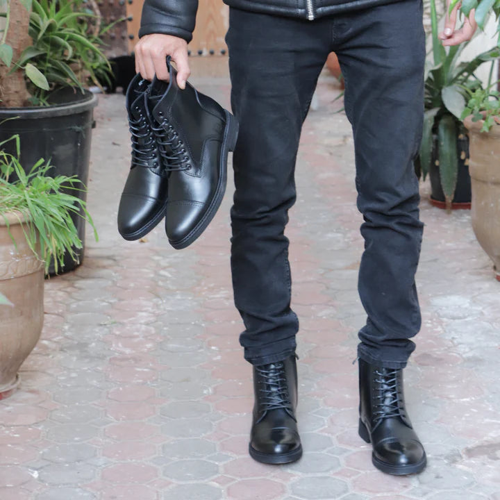 ROCKEY - Chaussure Bottine Doublure Cuir Noir
