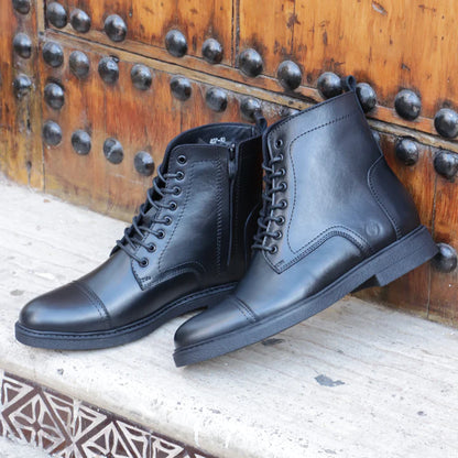 ROCKEY - Chaussure Bottine Doublure Cuir Noir