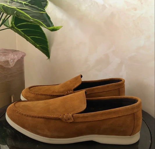 Mocassin Daim Tabac
