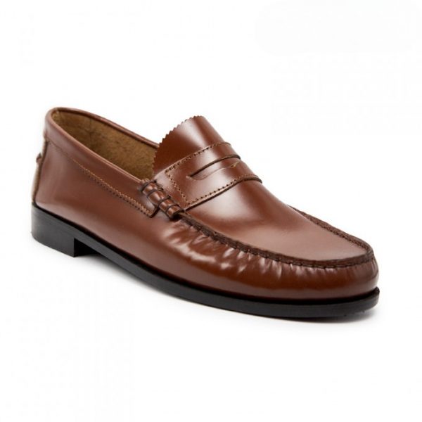 Chaussure Dexter, Tabac en Cuir