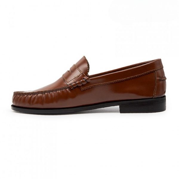 Chaussure Dexter, Tabac en Cuir